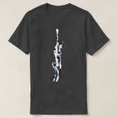 Clingy Harlequin Great Dane T-shirt (Design voorkant)