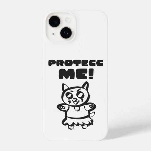 Clingy Kat iPhone Case Hoesje (Achterkant)