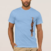 Clingy Red Rust Doberman Pinscher T-shirt (Voorkant)