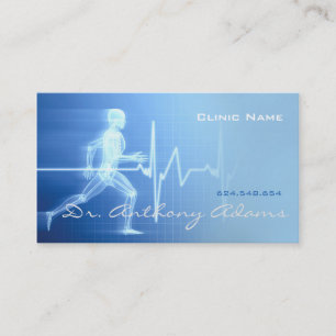 Clinic Hospital Private Sport Doctor Card Visitekaartje
