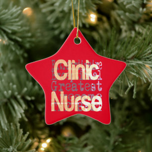 Clinic Nurse Extraordinaire Keramisch Ornament