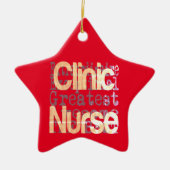 Clinic Nurse Extraordinaire Keramisch Ornament (Voorkant)