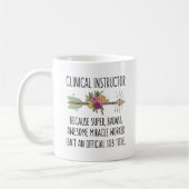 Clinical Instructor Nursing Gift Idea Coffee Mok (Links)