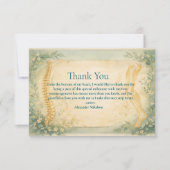 Clinical Physical Therapy Graduation Bedankkaart (Voorkant)