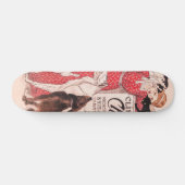 Clinique Cheron Dog Cat Steinlen Poster Skateboard (Horizontaal)