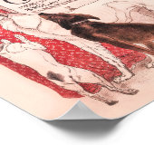 Clinique Cheron Vintage Chien Chat Steinlen Poster (Coin)