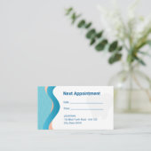 Clinique dentaire Dentiste Carte de visite de rend (Debout devant)