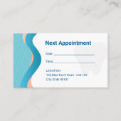 Clinique dentaire Dentiste Carte de visite de rend (Devant)