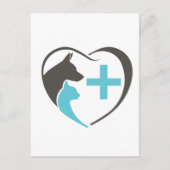 Clinique vétérinaire Invitation de chat de chien à (Devant)