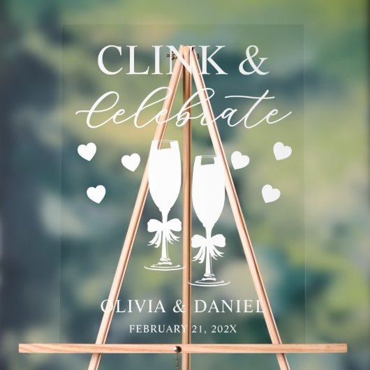 Clink & Celebrate Réception de Mariage (Neutre)