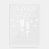 Clink & Celebrate Wedding Reception (Recto)