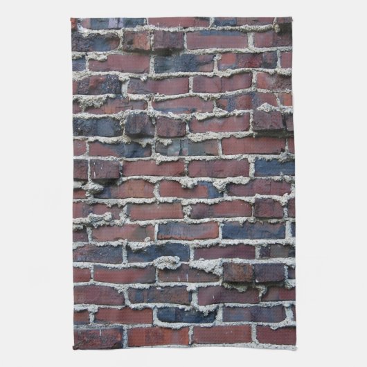 Clinker Brick met zwelende Mortar Kitchen Towelen Theedoek (Verticaal)