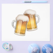 Clinking Beer Mokken - Emoji Flyer (Enkel)