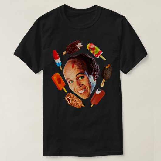 Clint Howard is het Ice Cream Man T-shirt (Design voorkant)