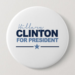 CLINTON 2016 SIGNERICA -.png Ronde Button 4,0 Cm