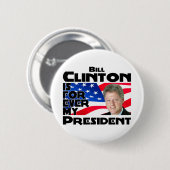 Clinton_4everB Ronde Button 5,7 Cm (Voorkant /achterkant)