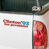 Clinton Gore 92 Bumpersticker (Op Truck)