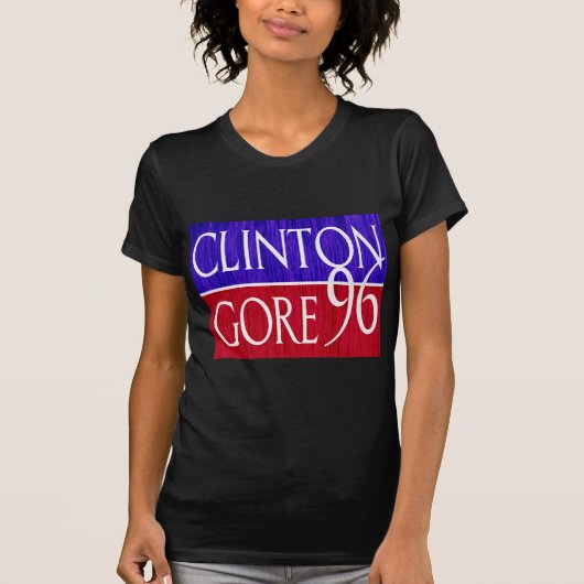 Clinton Gore 96 Afgesteld ontwerp T-shirt (Voorkant)