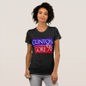 Clinton Gore 96 Afgesteld ontwerp T-shirt (Voorkant volledig)