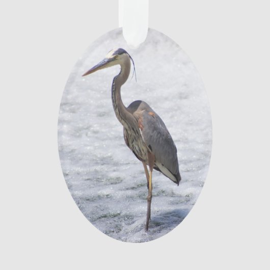 Clinton Heron Ornament (voorkant)