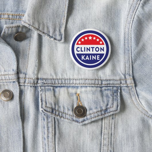 Clinton/Kaine Button 2016 (In situ)