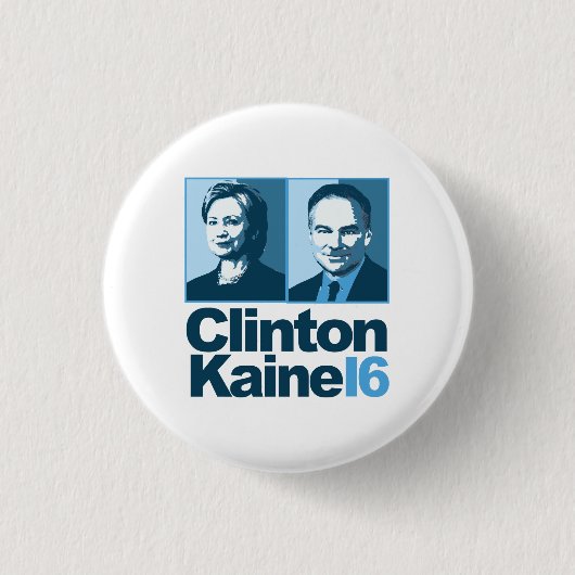 Clinton Kaine for America 2016 Ronde Button 3,2 Cm (Voorkant)