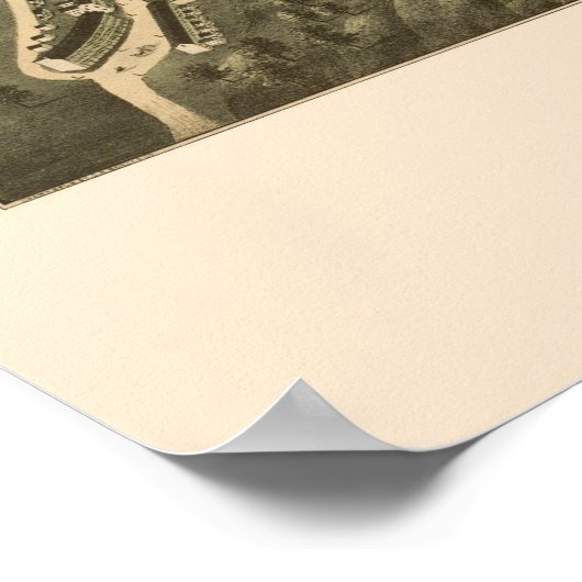 Clinton, MA Panoramic Map - 1876 Poster (Hoek)