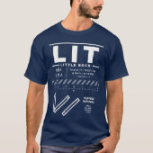 Clinton National Airport LIT T-shirt (Voorkant)