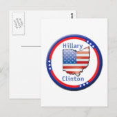 Clinton Ohio Briefkaart (Voorkant / Achterkant)