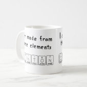 Clinton périodique nom de table mug (Devant gauche)