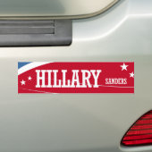 Clinton Sanders 2016 Bumpersticker (Op auto)