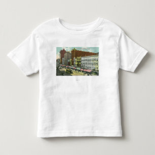 Clinton Street Uitzicht van Main Street Kinder Shirts