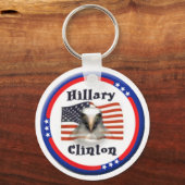 Clinton US Flag Eagle Sleutelhanger (Voorkant)