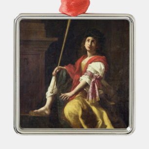 Clio, Muse of History, 1624 Metalen Ornament