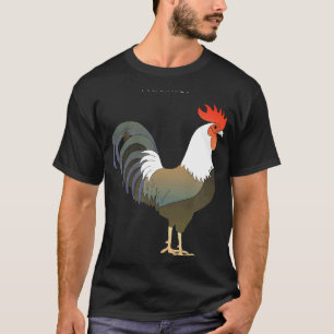 Clip Art van Stappende Haan T-shirt