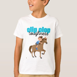clip clop boy hugs t-shirt