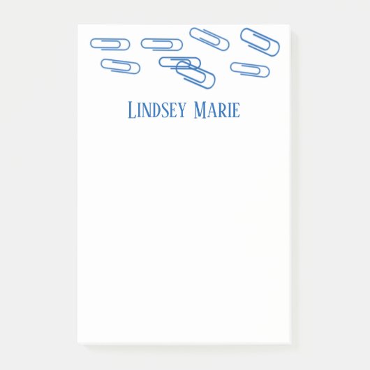 CLIP-notities VOOR PERSONALISEERD PAPIER Post-it® Notes (Voorkant)
