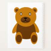 Clipart Brown de nounours (Dos)