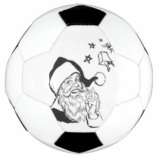 Clipart classique Santa Claus Noir Blanc Rétro
