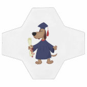 Clipart de graduation de chien (Plat)