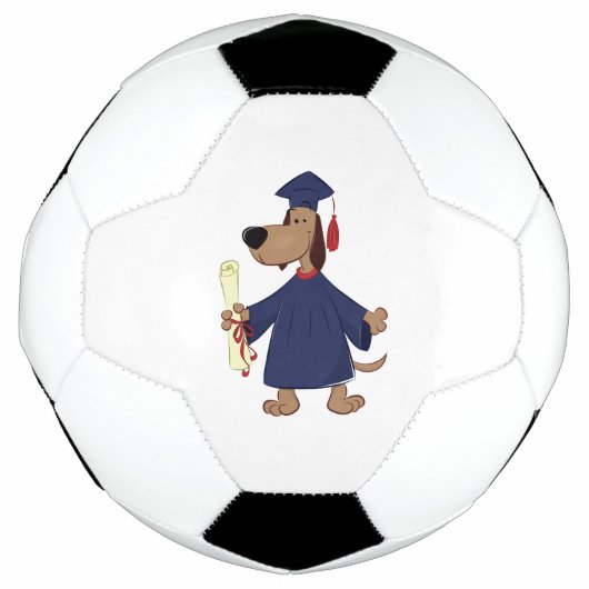 Clipart de graduation de chien (Devant)
