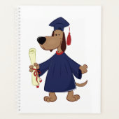 Clipart de graduation de chien (Devant)