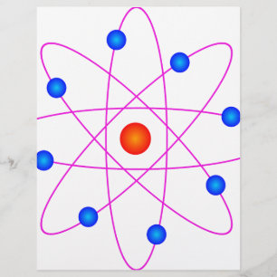 clipart vecteur modèle atome