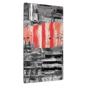 Clipboard – Red Pulse Abstract Design Klembord (Rechts)