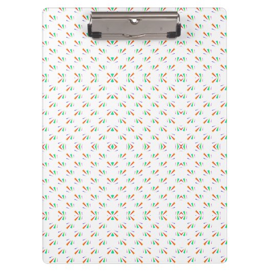 clipboard with a repeating pattern klembord (Voorkant)