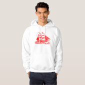 Clipper - rood hoodie (Voorkant volledig)