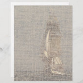 Clipper Sailing Ship Letterhead (Voorkant / Achterkant)