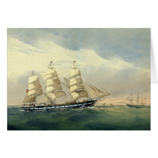 Clipper Schip De Helen Pembroke 1870 (Voorkant Horizontaal)