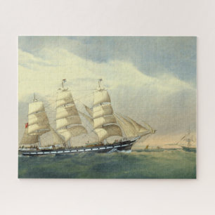 Clipper Schip De Helen Pembroke 1870 Legpuzzel