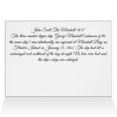 Clipper Schip de Marshall 1847 (Binnen Horizontaal (Boven))